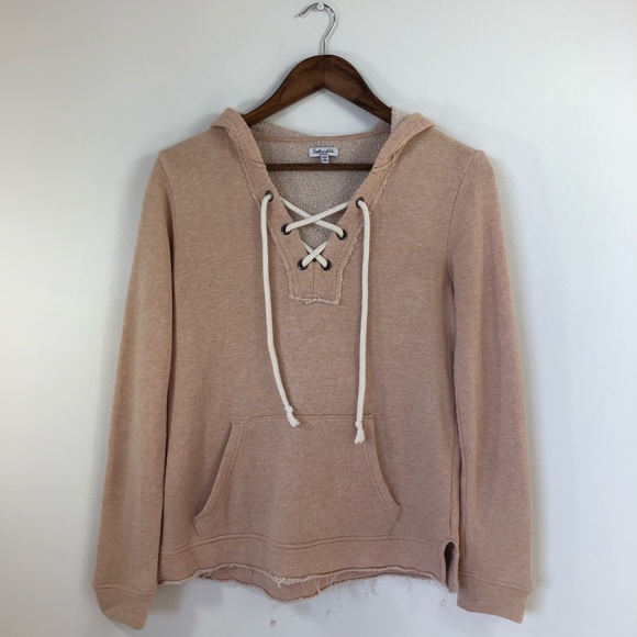 Splendid | Cross Tie Hoodie - Picture 1 of 8